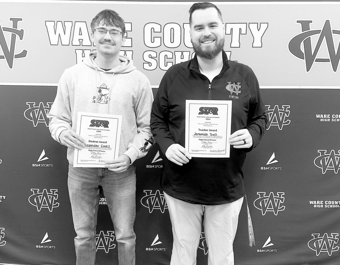 Alexander Eaves of Ware County High School is named local PAGE STAR Student
