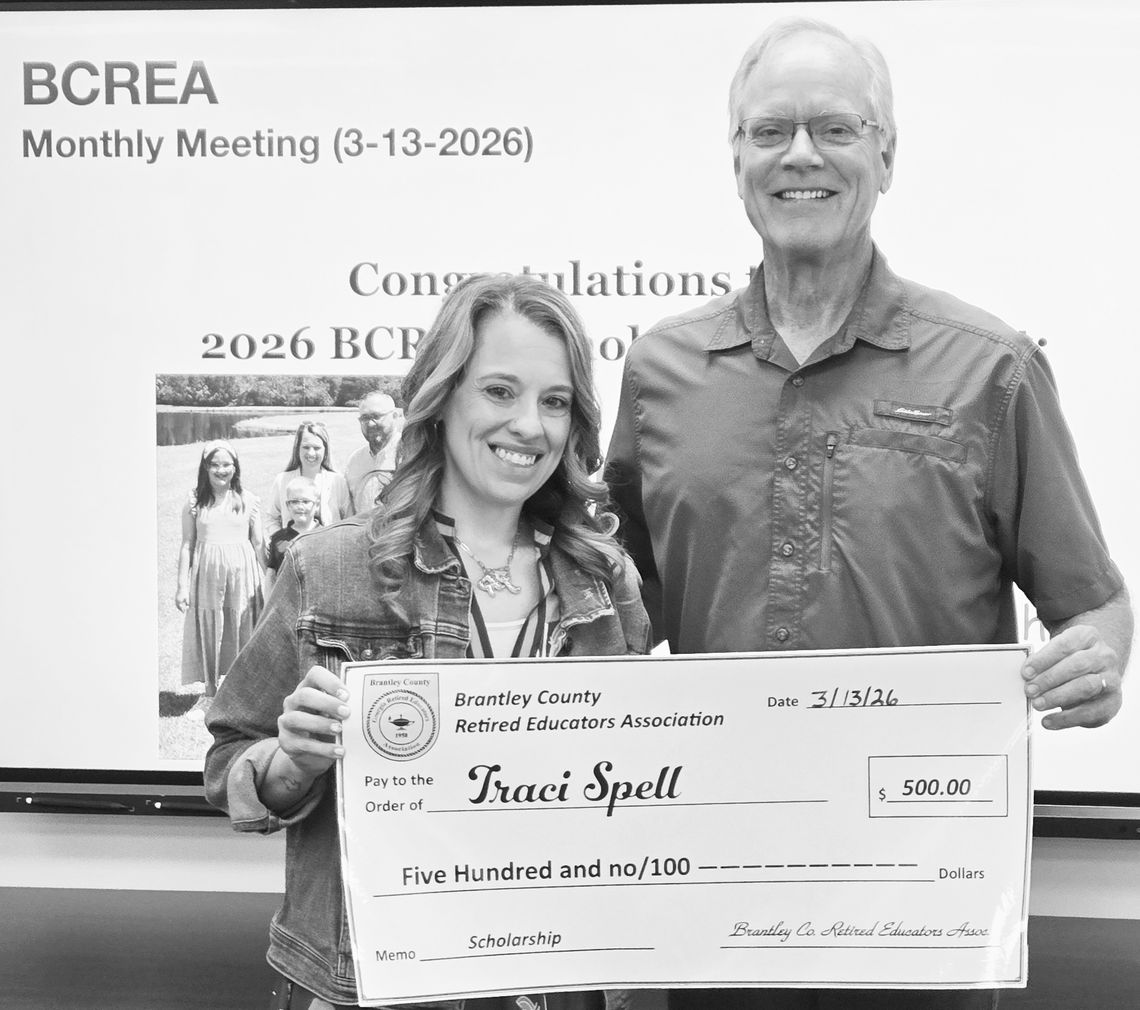 BCREA gifts scholarship to Spell