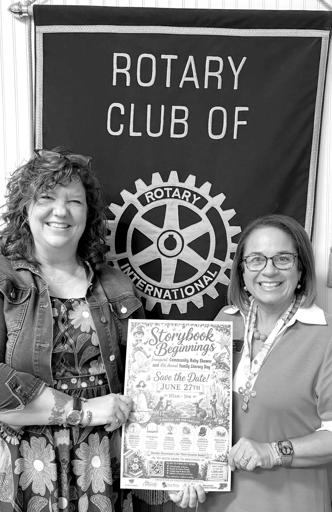 Bell tells Rotary Club about storybook beginnings event Bell tells Rotary Club about storybook beginnings event