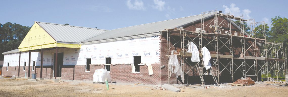 Brantley County Annex building coming along