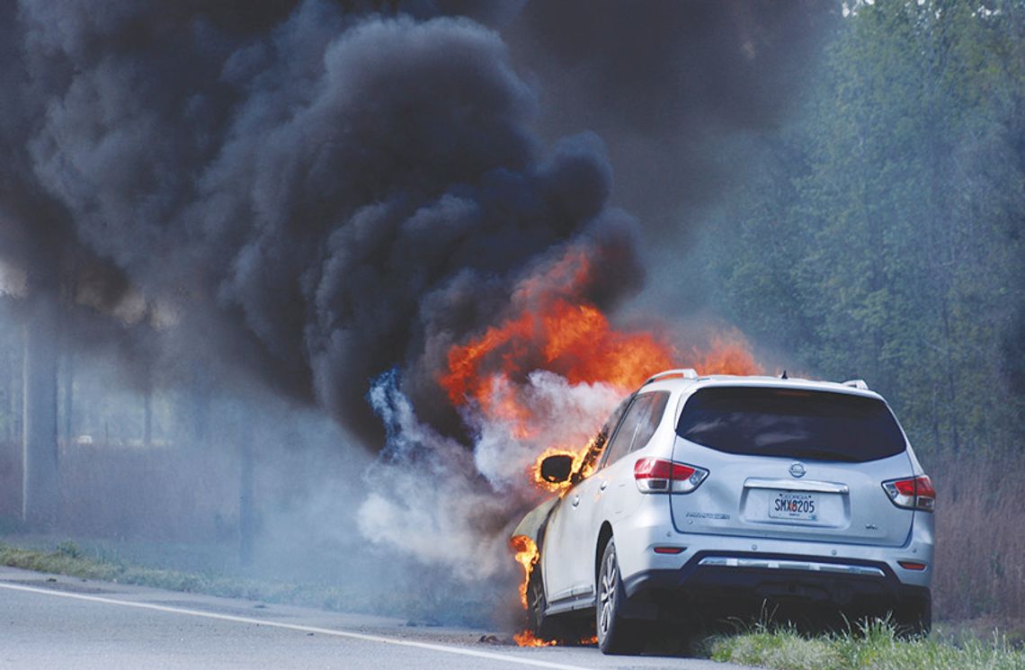 Brantley man escapes fiery car