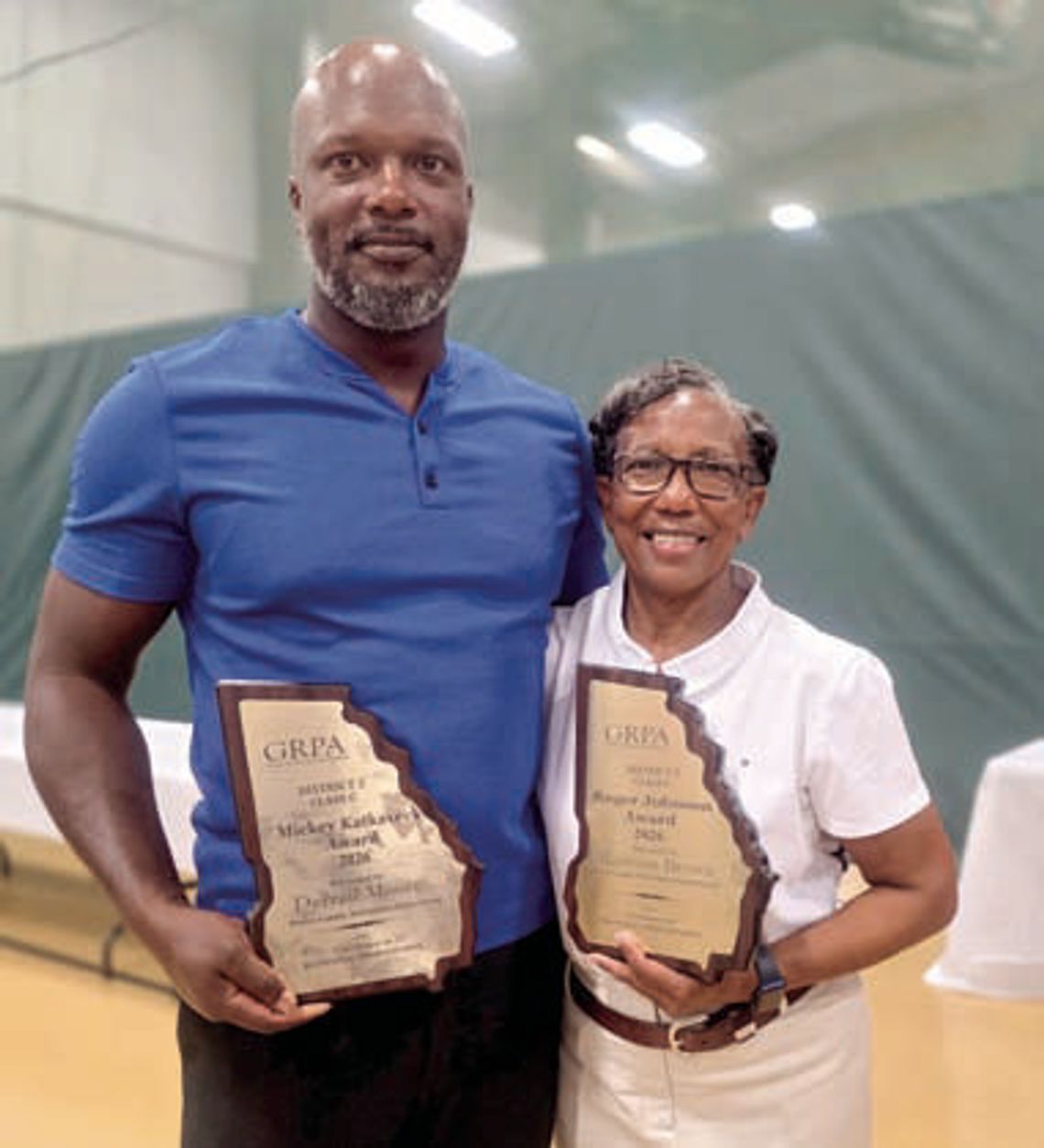 Brown, Moore and Wright receive awards at annual Parks and Rec banquet Brown, Moore and Wright receive awards at annual Parks and Rec banquet