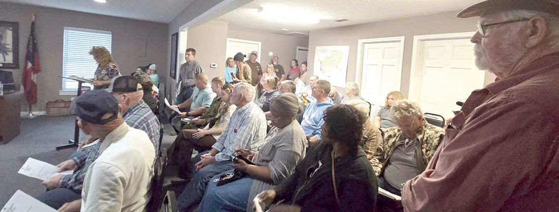 Commission faces large gathering