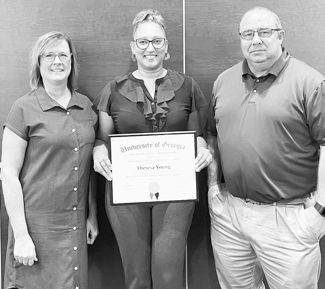 County recognizes HR director Young