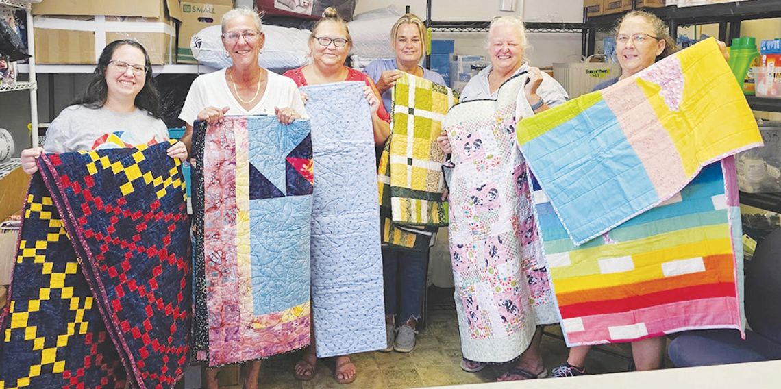 Family Connections receives quilts