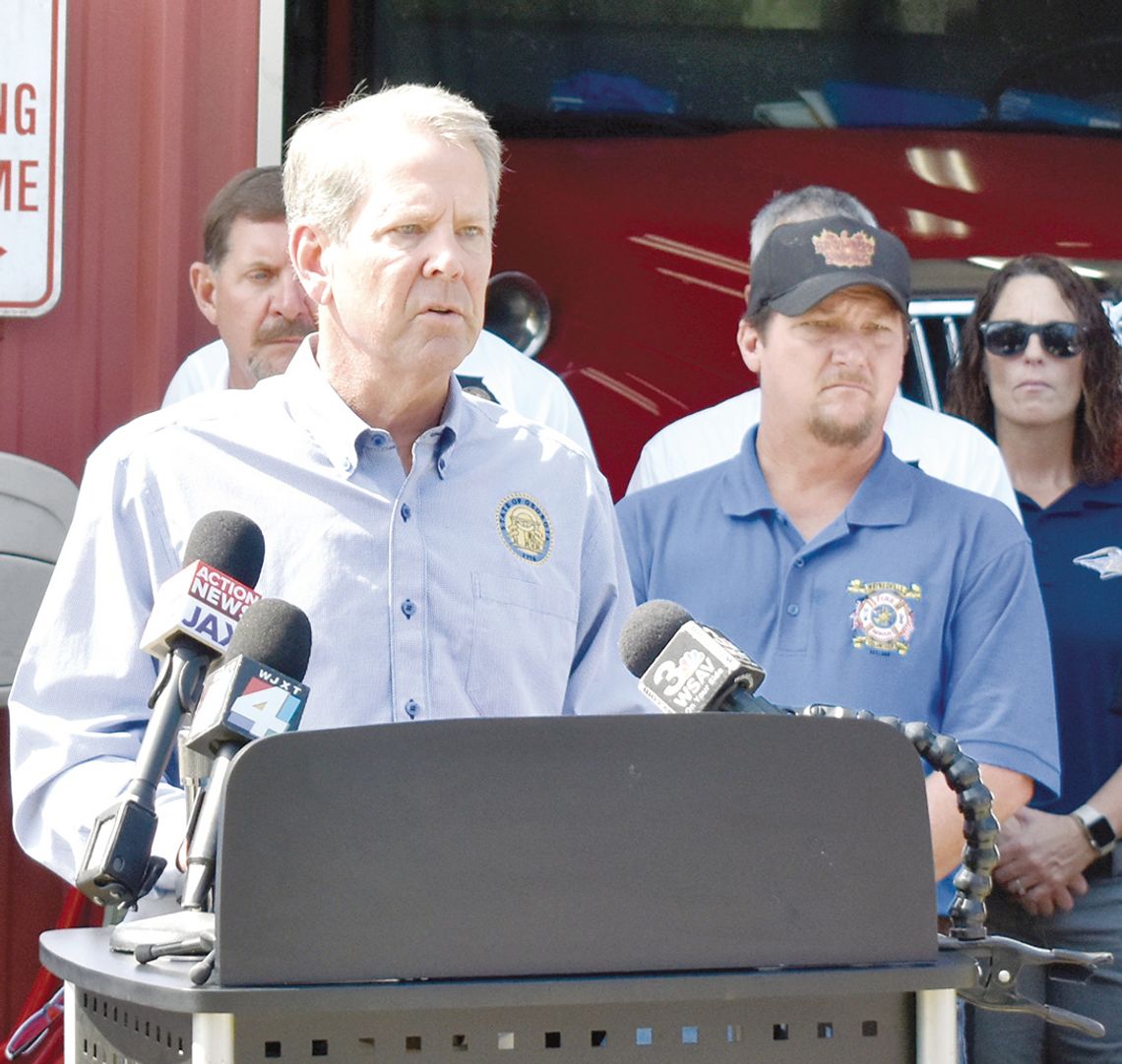 Gov. Kemp announces grant for local firefighters Gov. Kemp announces grant for local firefighters