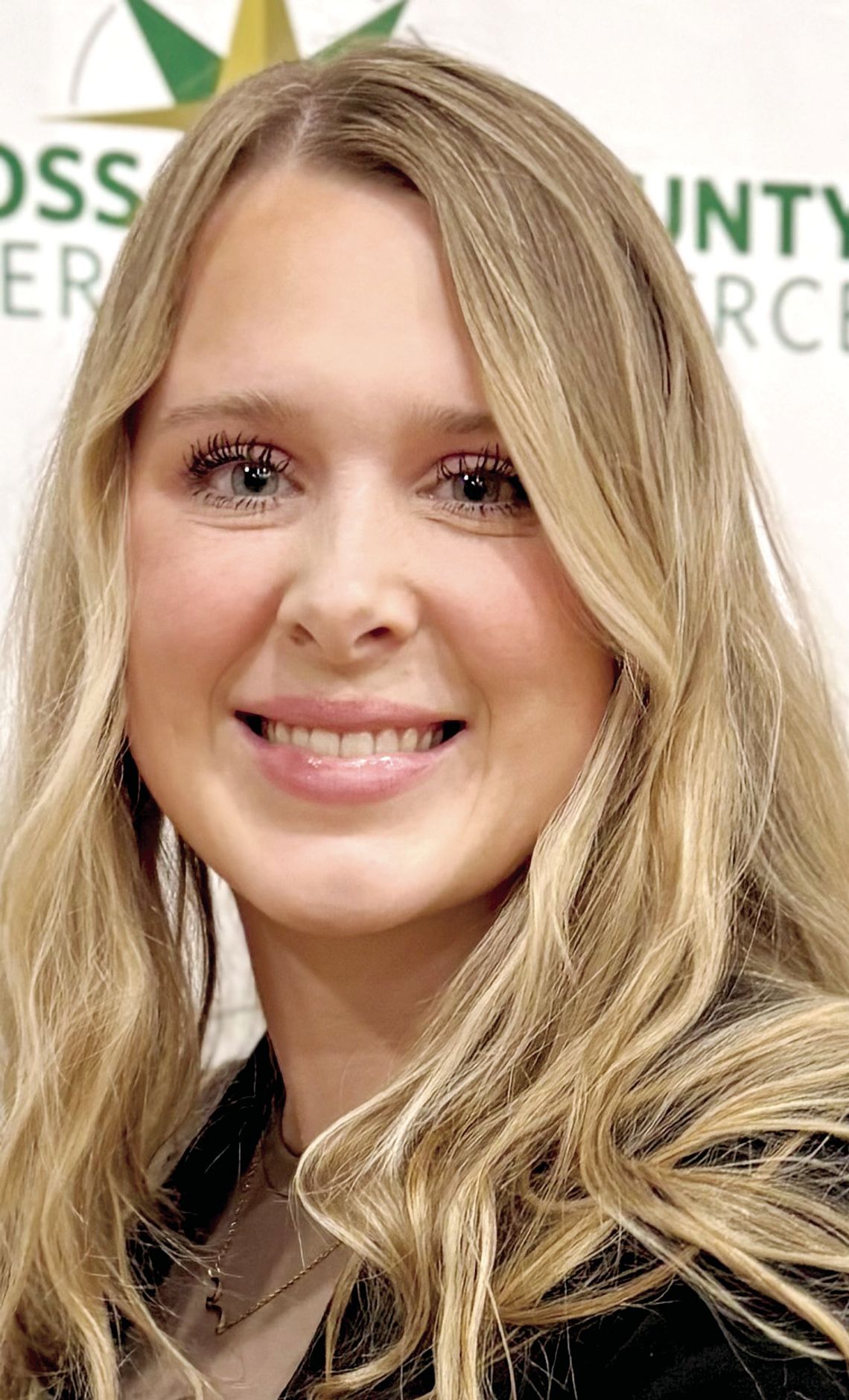 Haley Dixon presented with the Randy Sharpe Health Hero Award