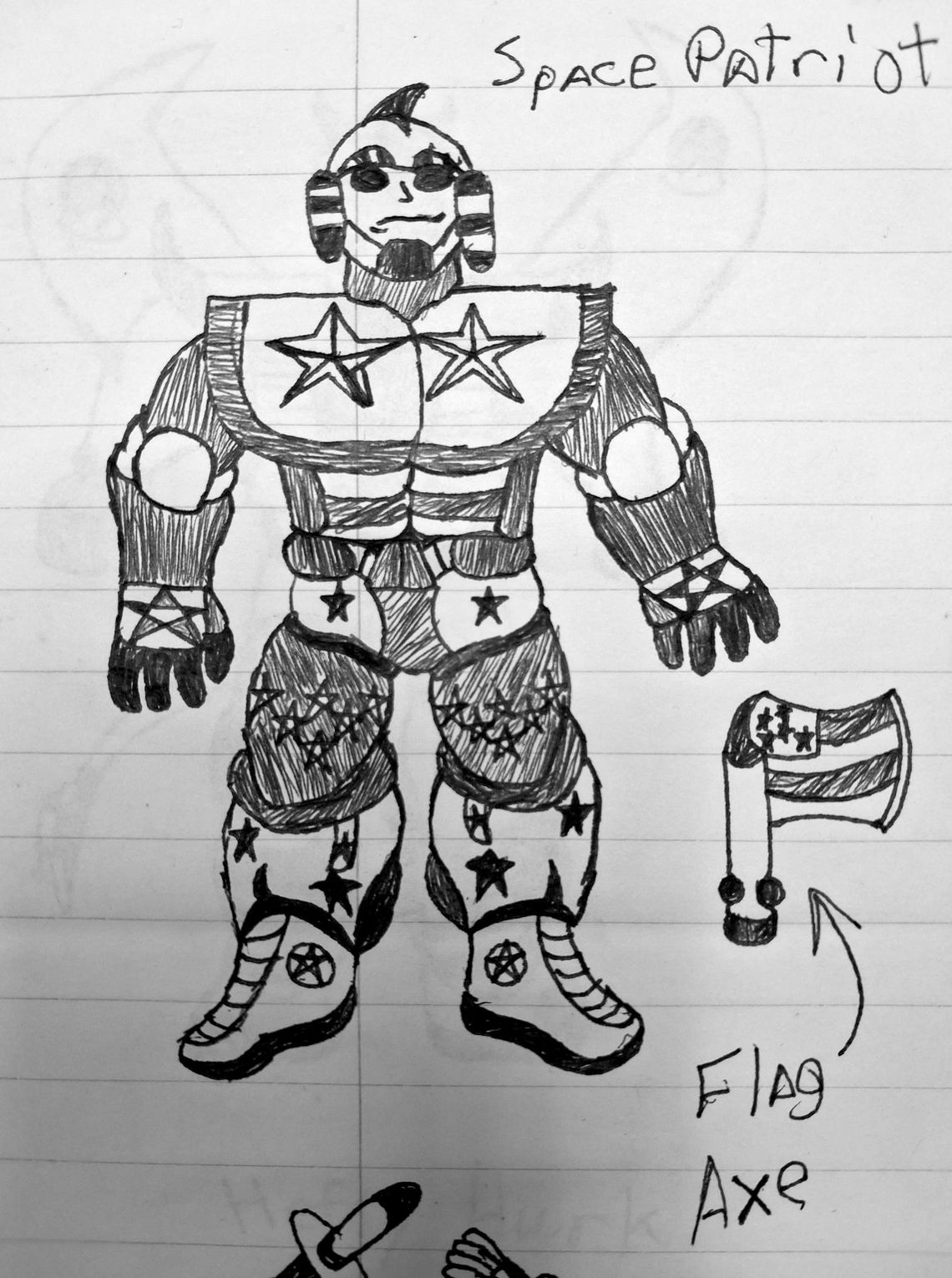 I created heroes, but the real hero was my mom