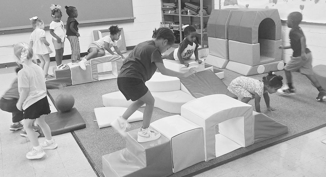 Indoor playground at Head Start