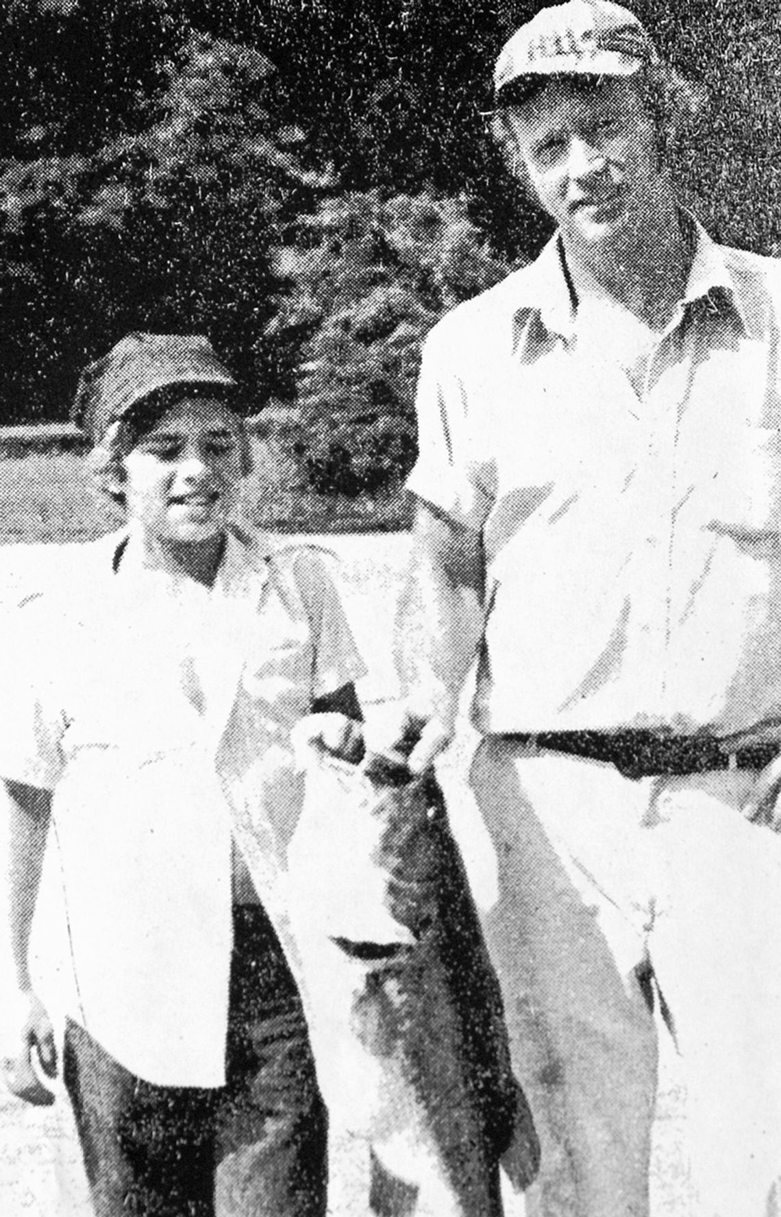 Kannon lands a big bass just like grandpa