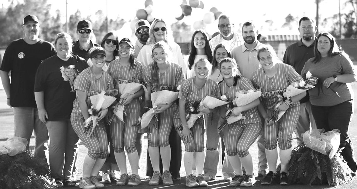 Lady Herons win two of three, honor six seniors Lady Herons win two of three, honor six seniors