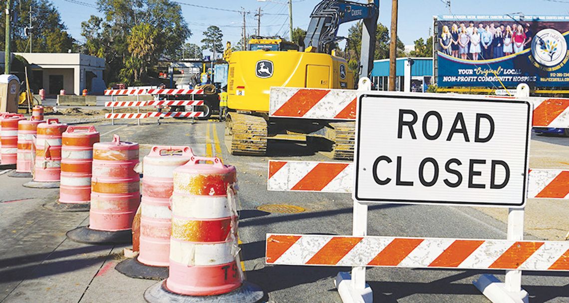 Lee Ave. closed for culvert work