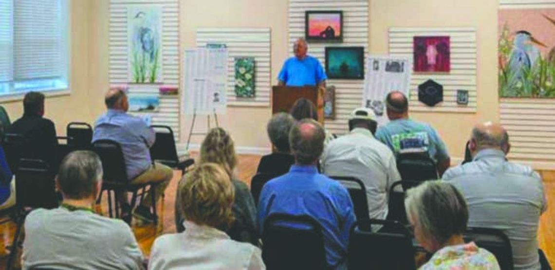 Members of the Pierce County Historical and Genealogical Society visited with the Patterson Historical Society and Eagle Station last week