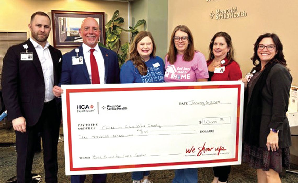 Memorial Satilla donates $10,000 to Called to Care