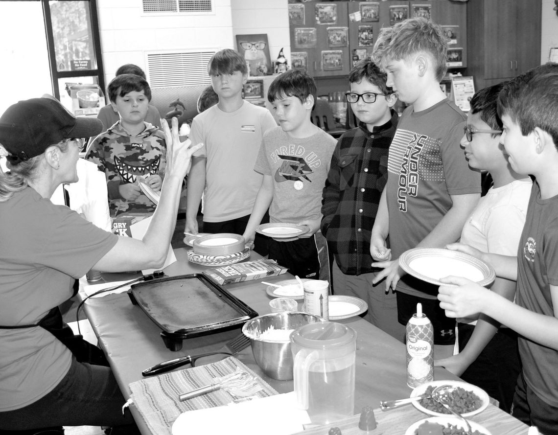Midway fifth-graders cook up some breakfast science