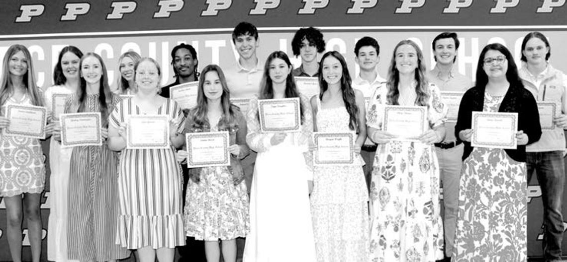 More PCHS 2025-2026 Underclassmen Honors