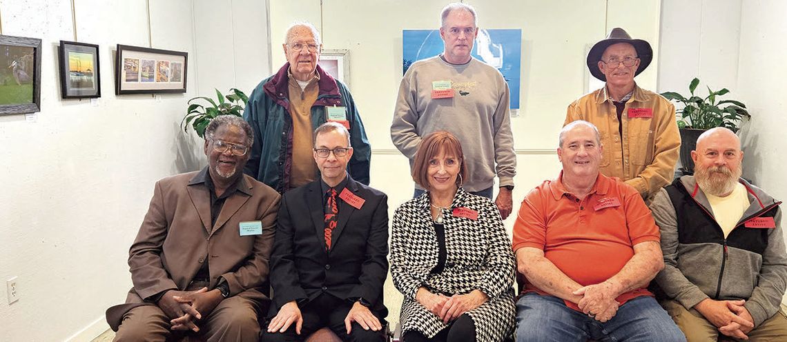 Morgan joins OHC members displaying work