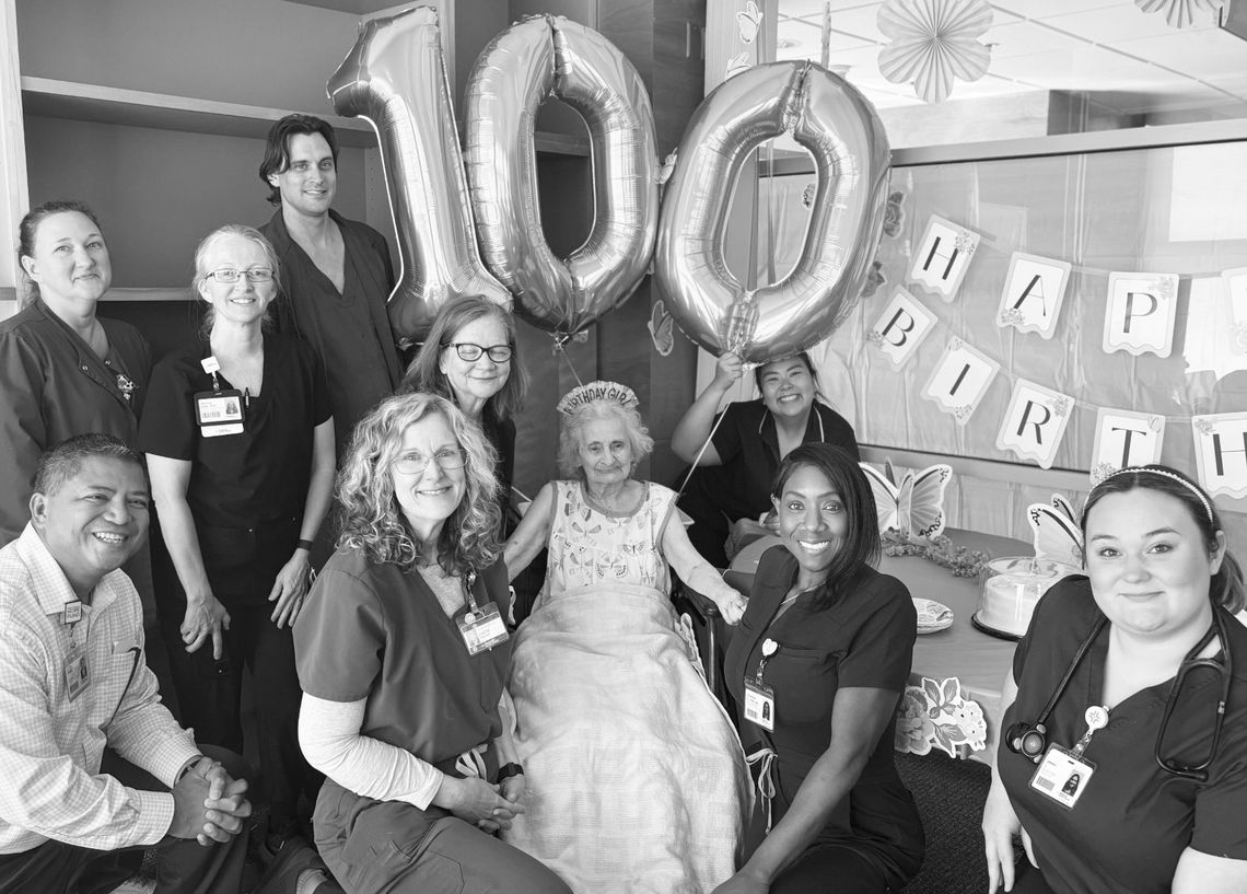 MSH staff celebrates patient’s 100th MSH staff celebrates patient’s 100th