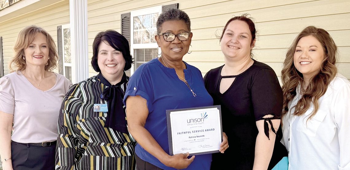 Nesmith honored by Unison