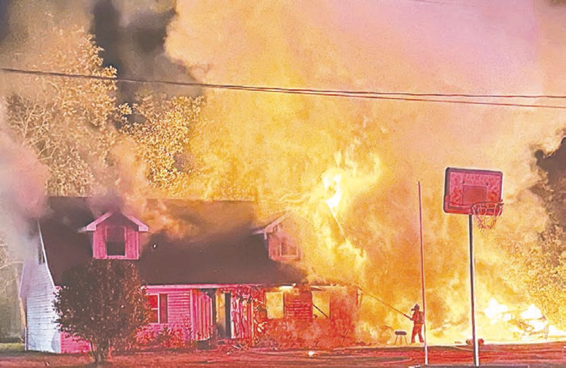 New Year’s Eve fire guts home