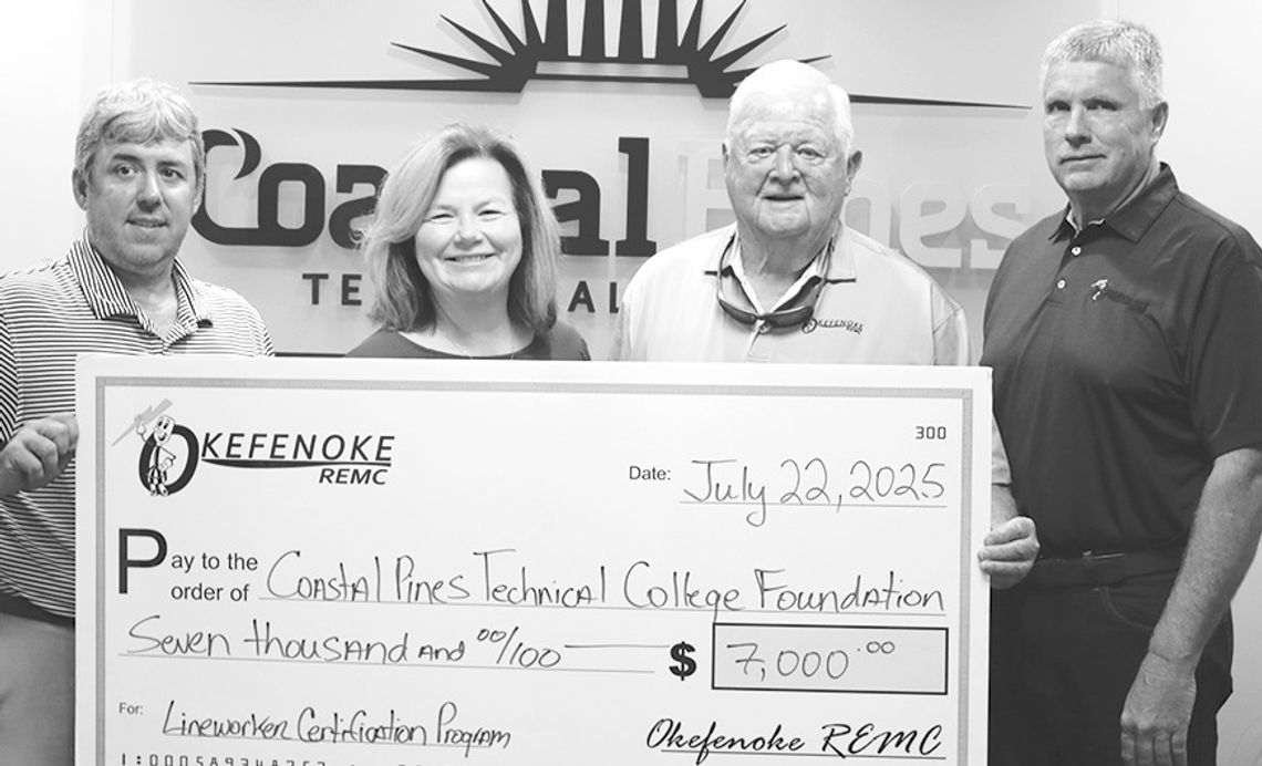 OREMC makes $7,000 donation to Coastal Pines