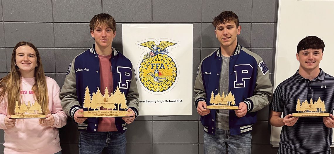 PCHS forestry team takes first place