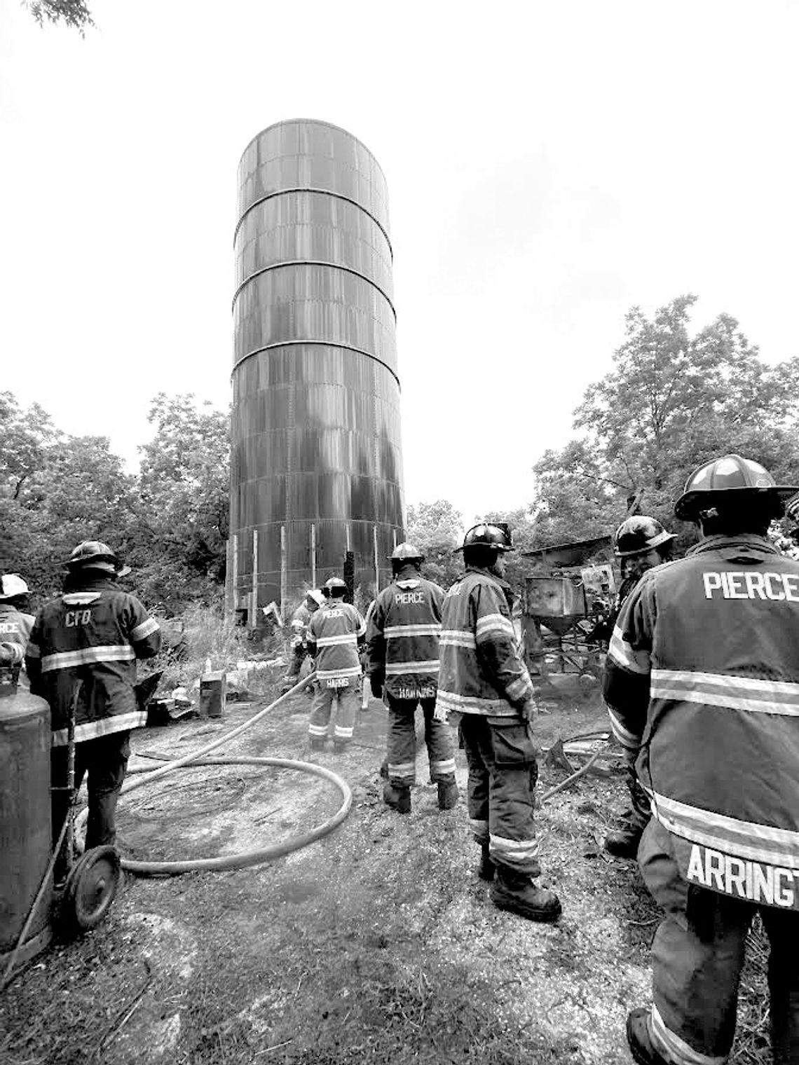 Peacock Dairy Road Barn destroyed by fire Sunday evenning