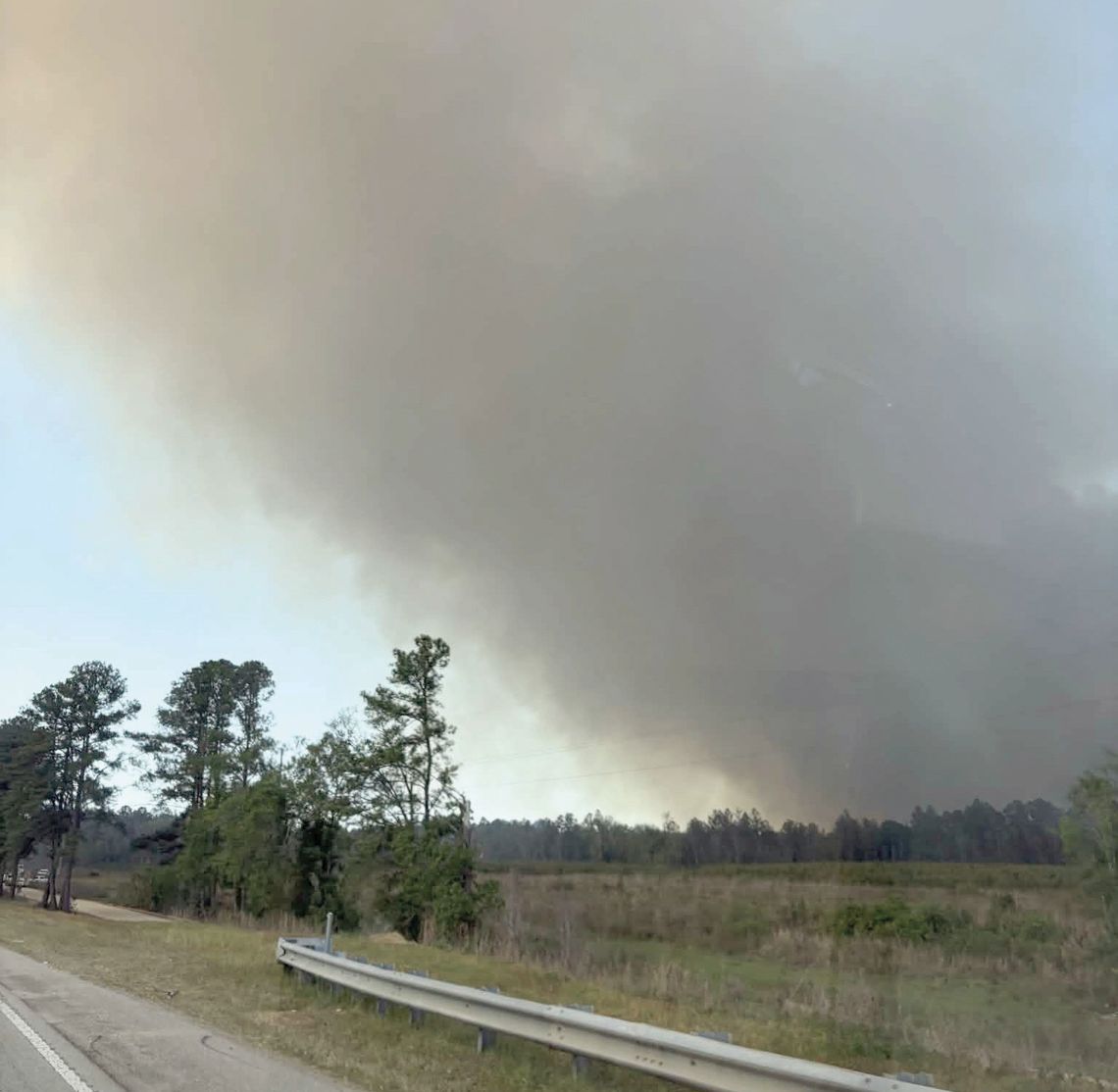 Pierce Co. Fire and Georgia Forestry join forces to battle wildfire near Satilla River