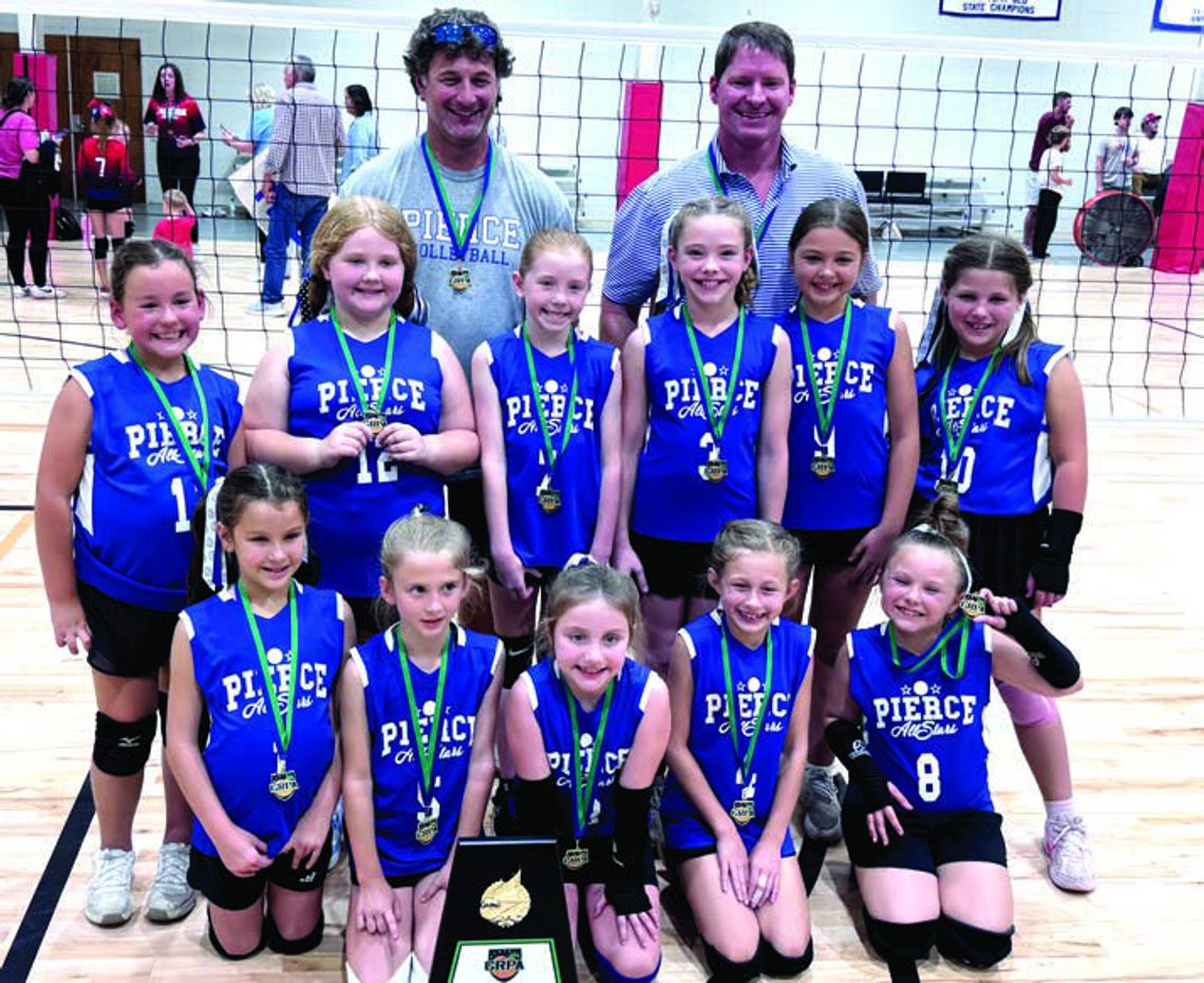 Pierce County Rec’s 8U Girls volleyball are state champs