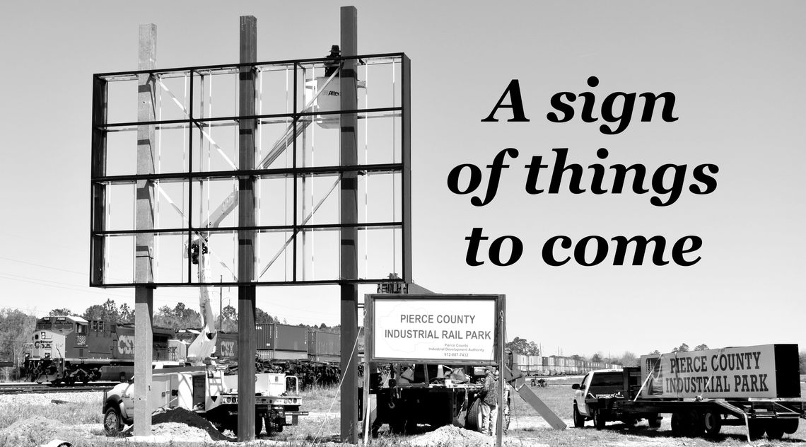 Pierce Industrial Park gets new signage