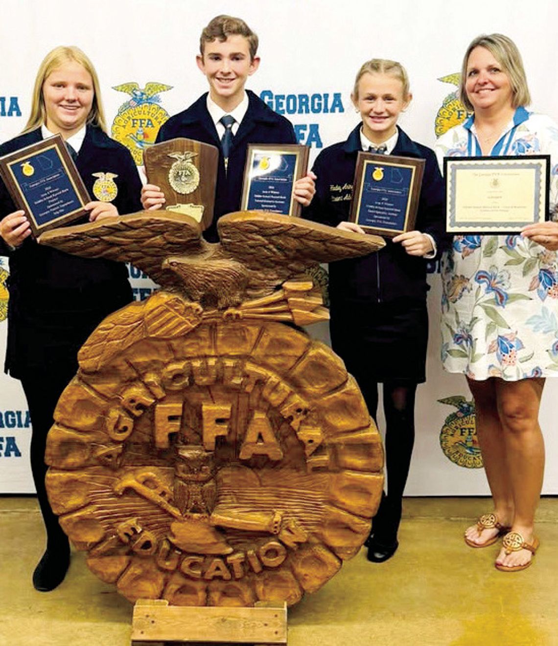 Pierce Middle FFA students win state awards in Macon