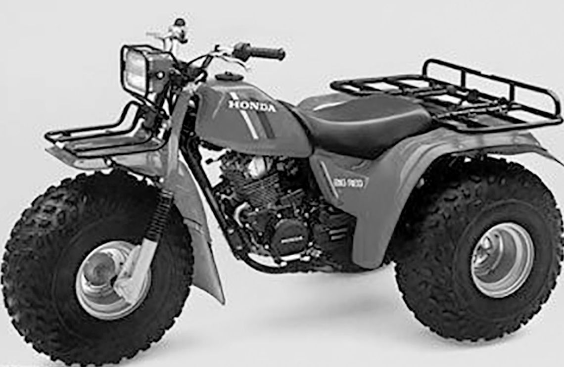 Pride can also be hurt on a three wheeler