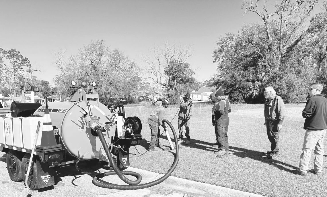 Public Works replaces curb