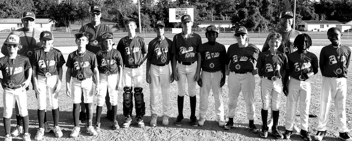 Rec Dept. 12u boys baseball champions