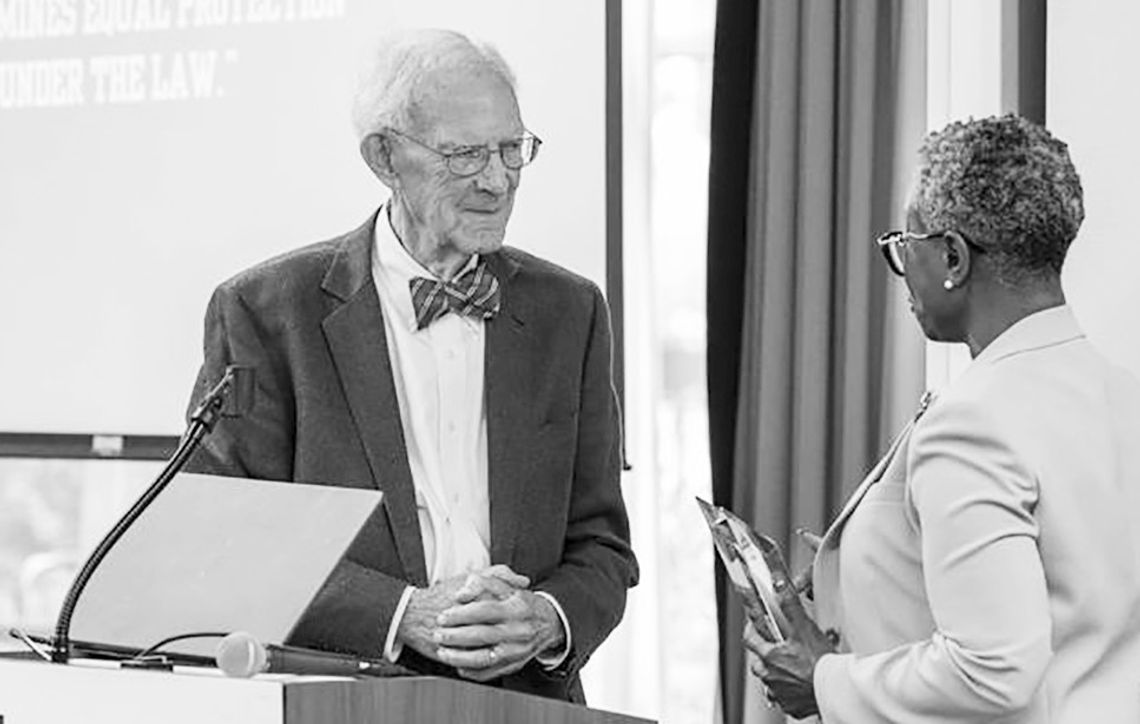 Retired Chief Justice honored
