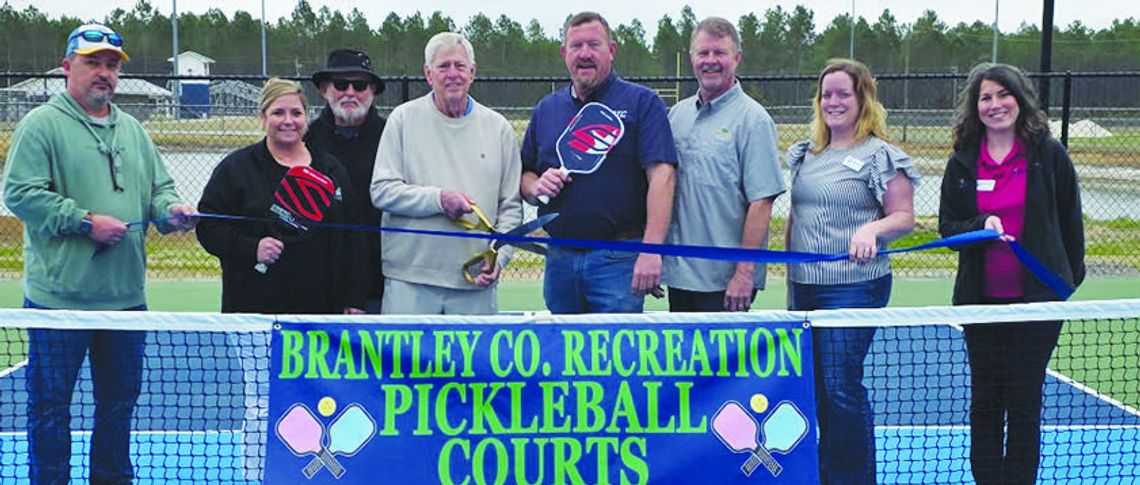 Ribbon cutting held for new pickleball courts