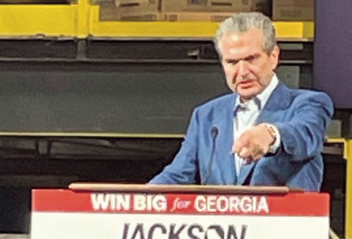 Rick Jackson, candidate for GA Governor, makes stop in Pierce County Rick Jackson, candidate for GA Governor, makes stop in Pierce County