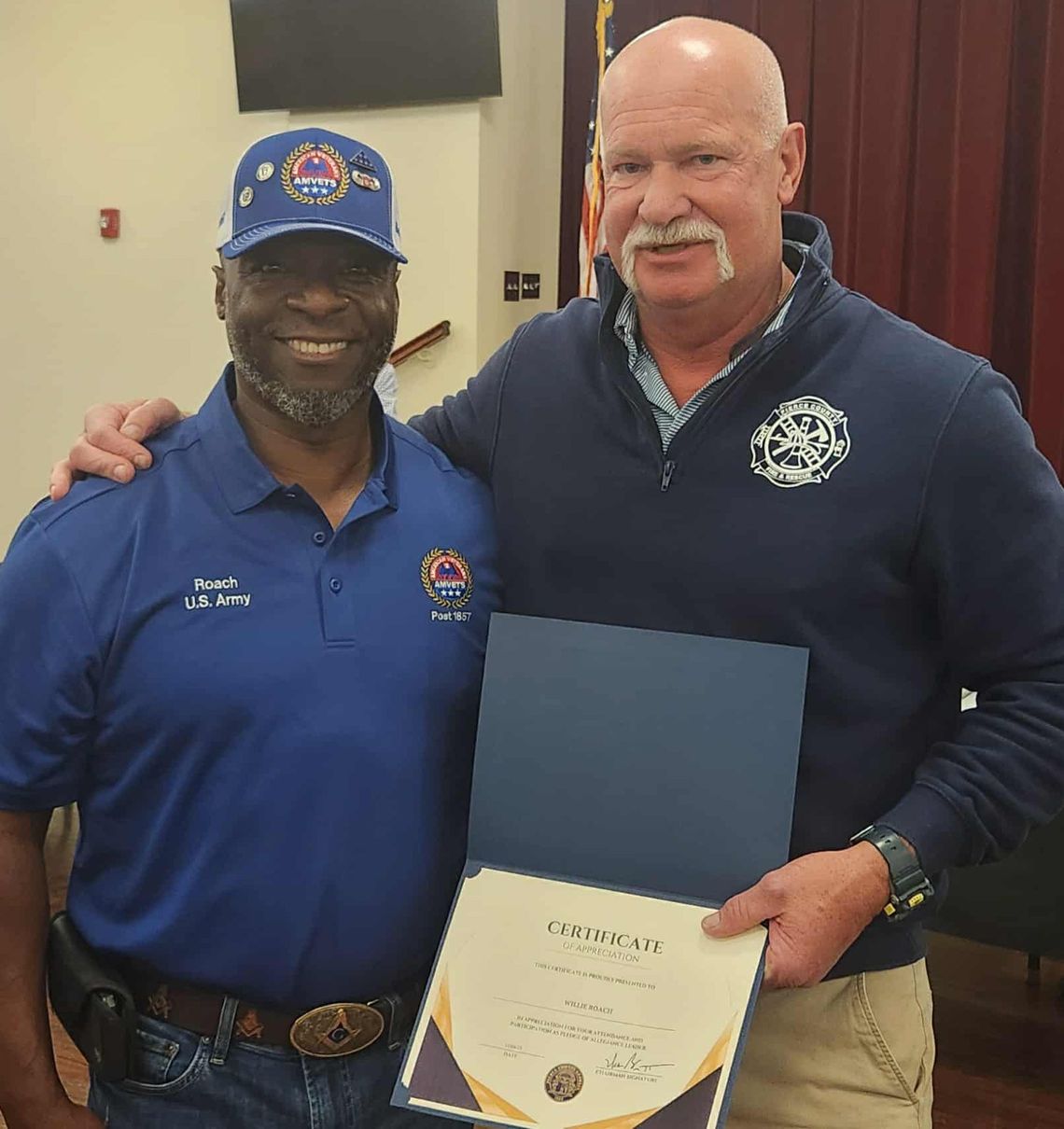 Roach leads pledge Roach leads pledge