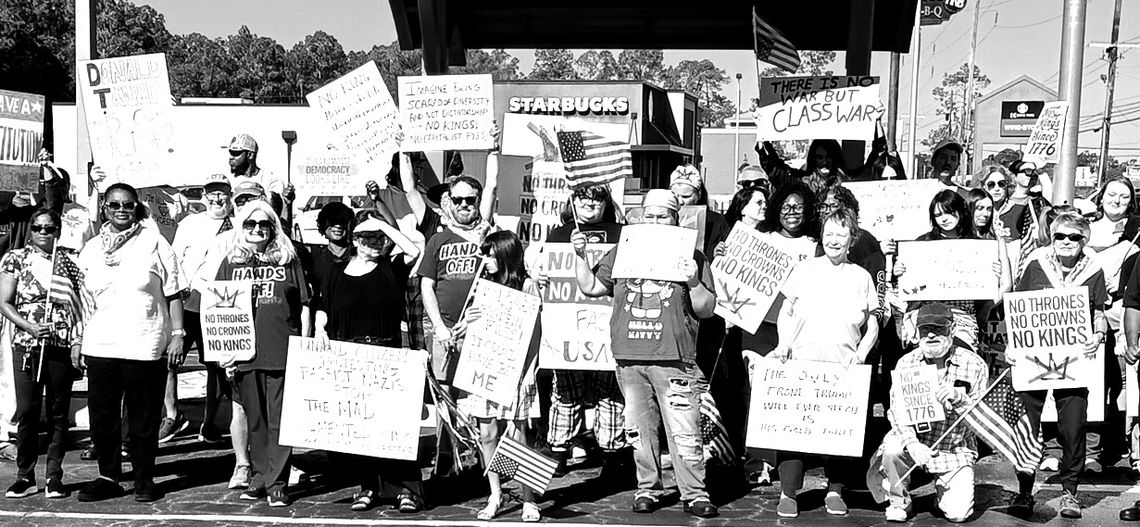 Satilla Democrats hold No Kings rally Satilla Democrats hold No Kings rally