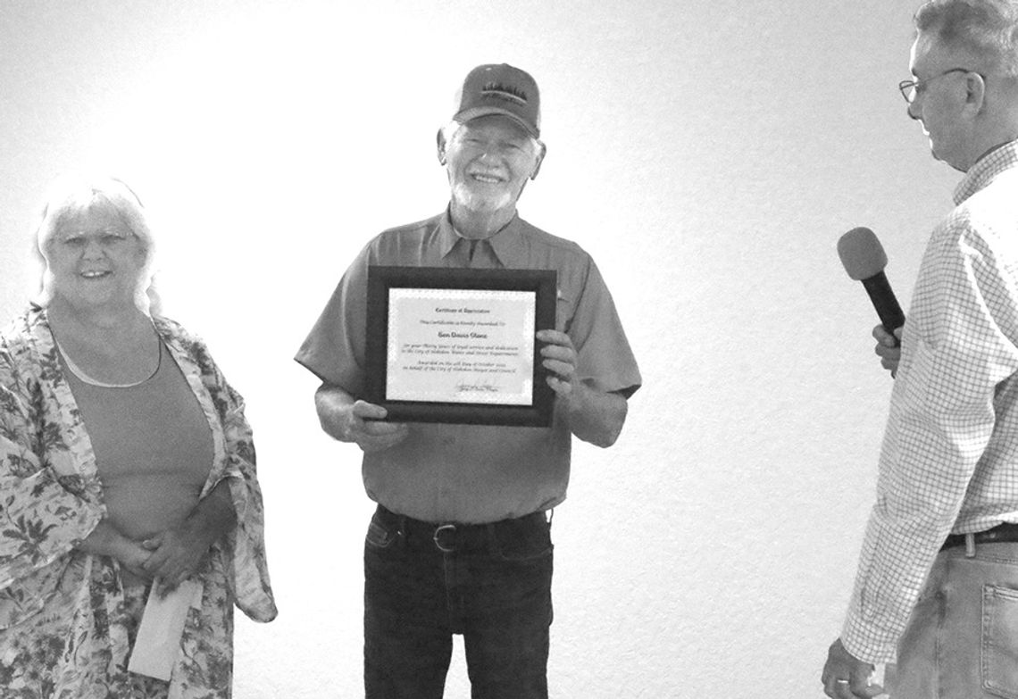 Stone recognized for 30 years Stone recognized for 30 years