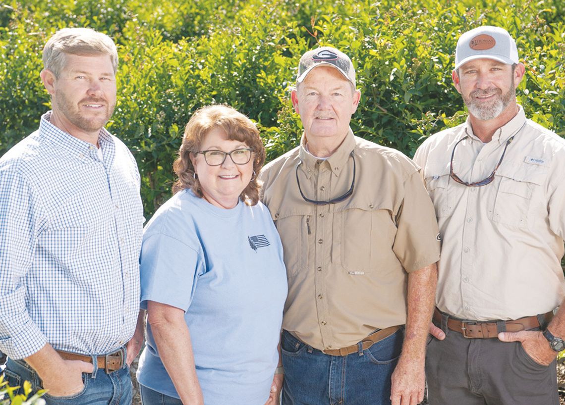 Thomas family manages blueberry farm Thomas family manages blueberry farm