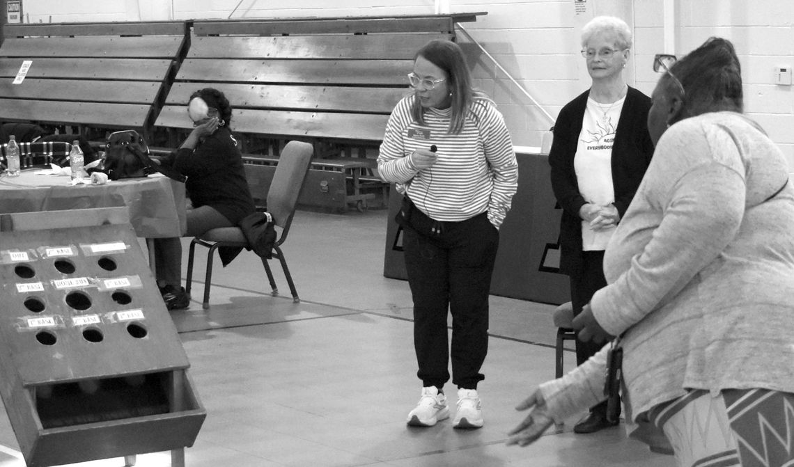 Three counties compete in seniors beanbag baseball Three counties compete in seniors beanbag baseball