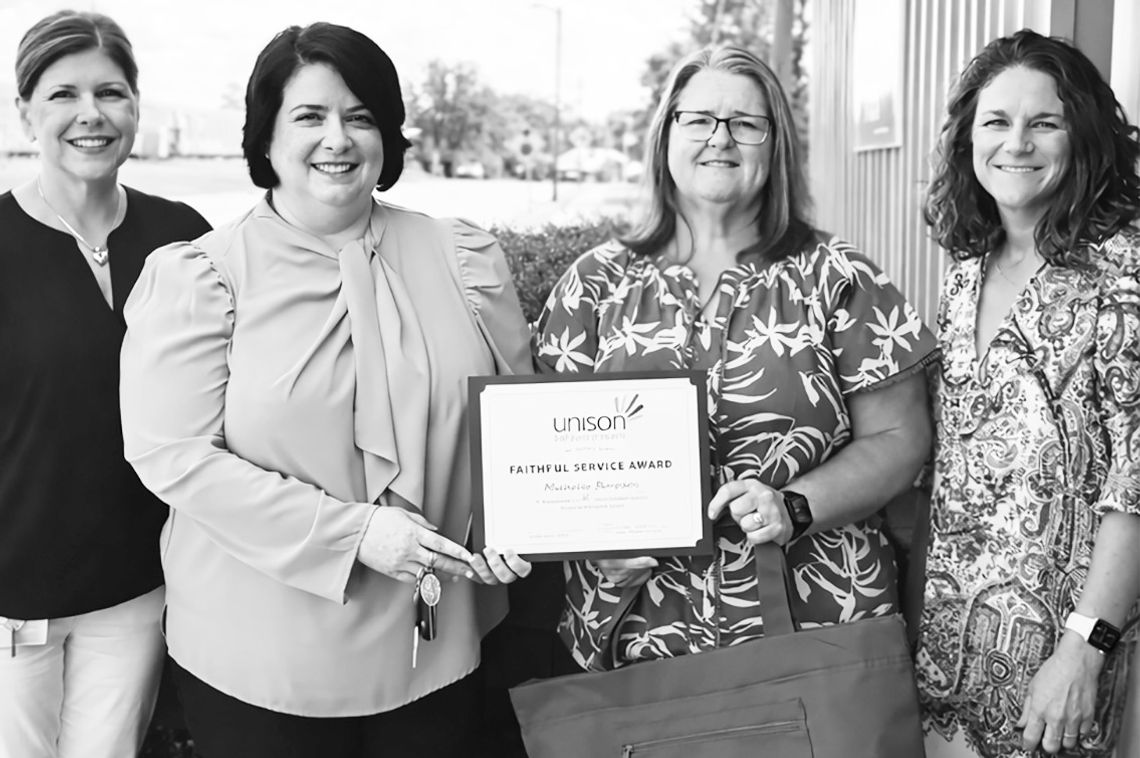 Unison honors Simpson Unison honors Simpson