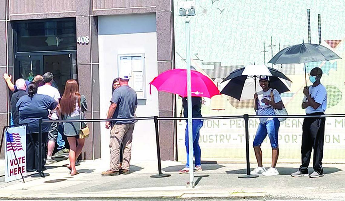 Ware County has 11 percent of its voters who may be cancelled