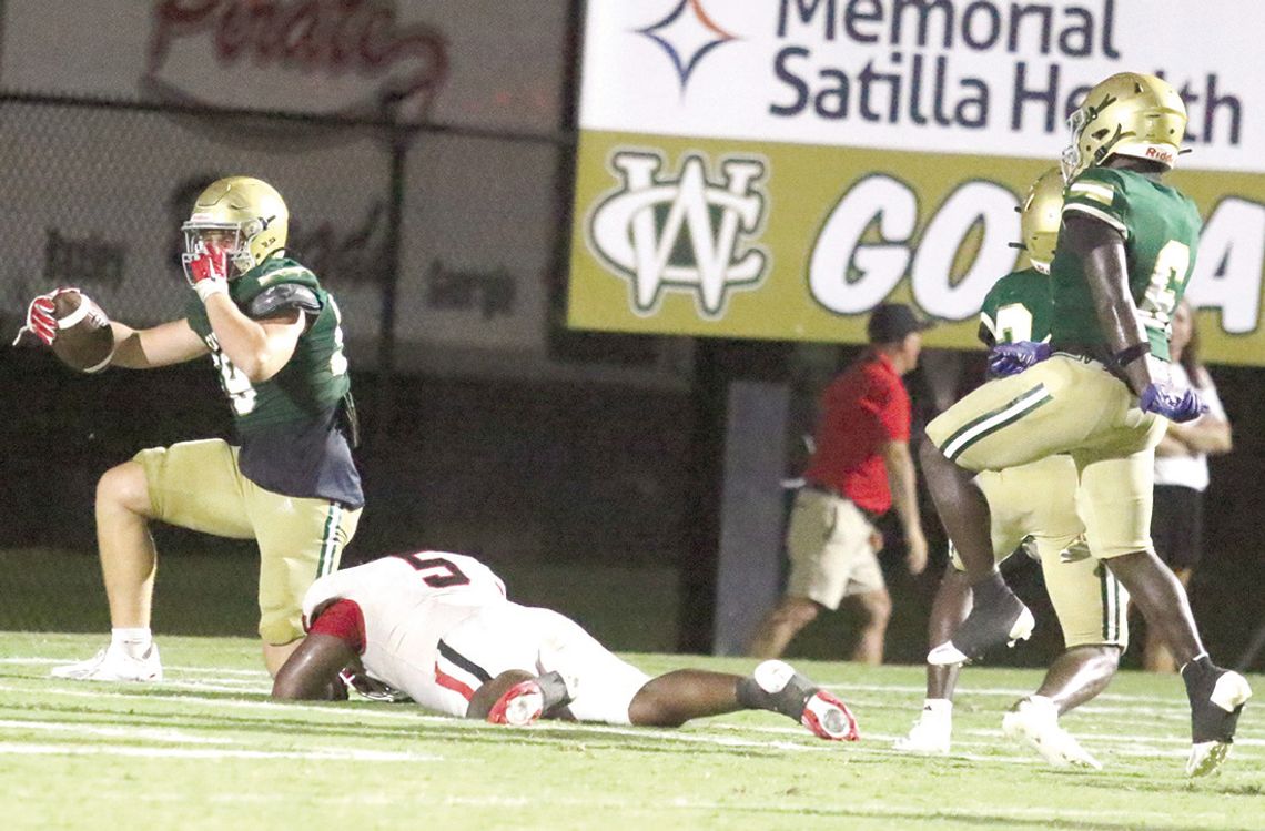 Ware County sinks Pirates’ ship in ‘The Swamp’