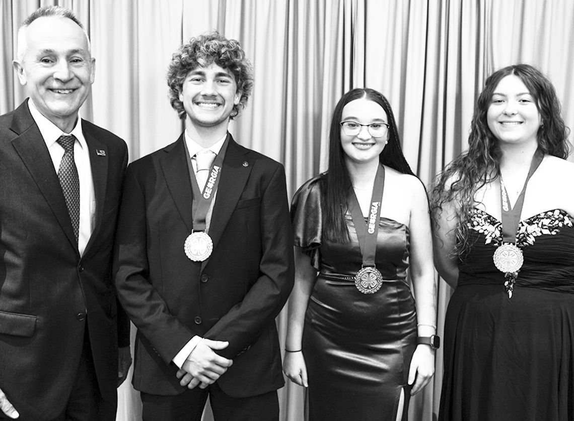 WCHS trio honored at 4-H event WCHS trio honored at 4-H event