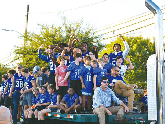 <p>The Pierce County Bears close out the parade like only they can. The Bears face off against Brantley Friday at this year’s homecoming game.</p>