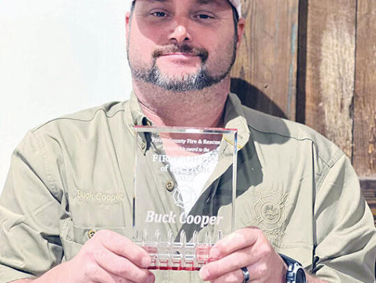 <p>Firefighter of the year was presented to Buck Cooper for his dedication and service to Pierce County citizens and community.</p>