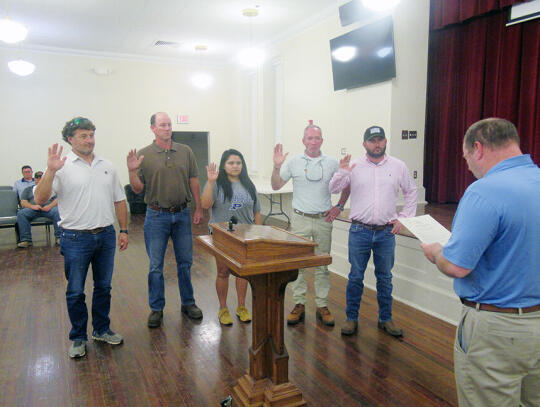 New rec board sworn in