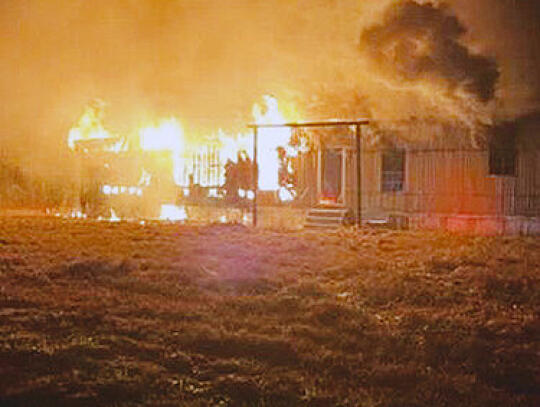 A fire that destroyed this mobile home Jan. 26 has been determined to be arson.